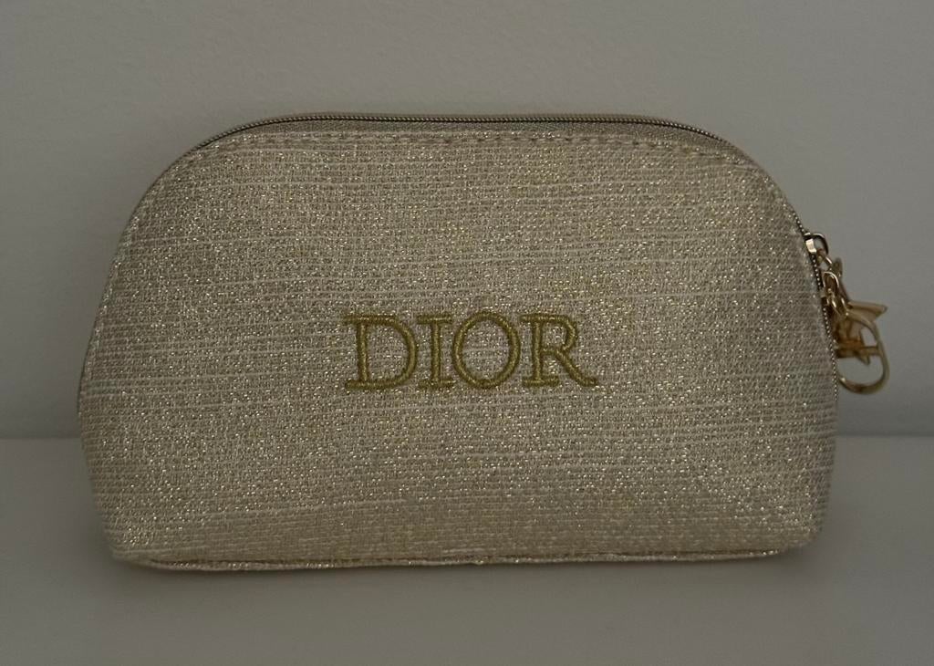 Dior pouch tasje goud nieuw, Verzenden, Zo goed als nieuw, Dame