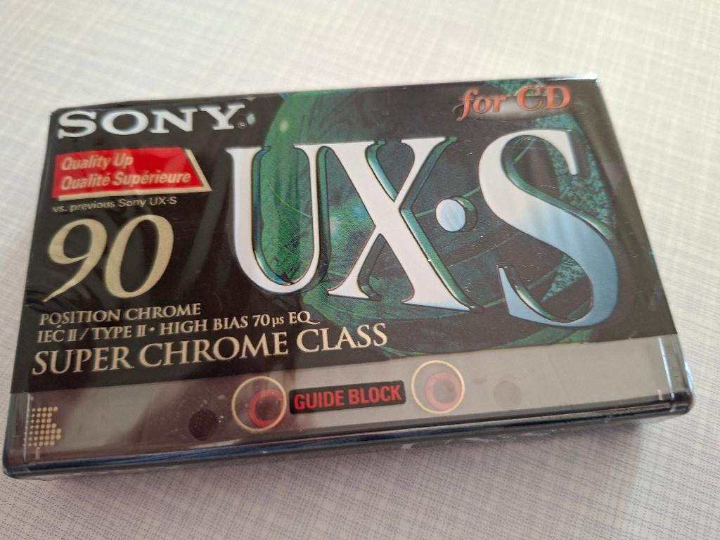 Sony Cassettebandje 90 minuten, Overige genres, 1 bandje, Ophalen of Verzenden, Nieuw in verpakking