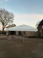 Twee stuks horeca parasol 4x4m, Ophalen, Gebruikt, Meer dan 4 meter