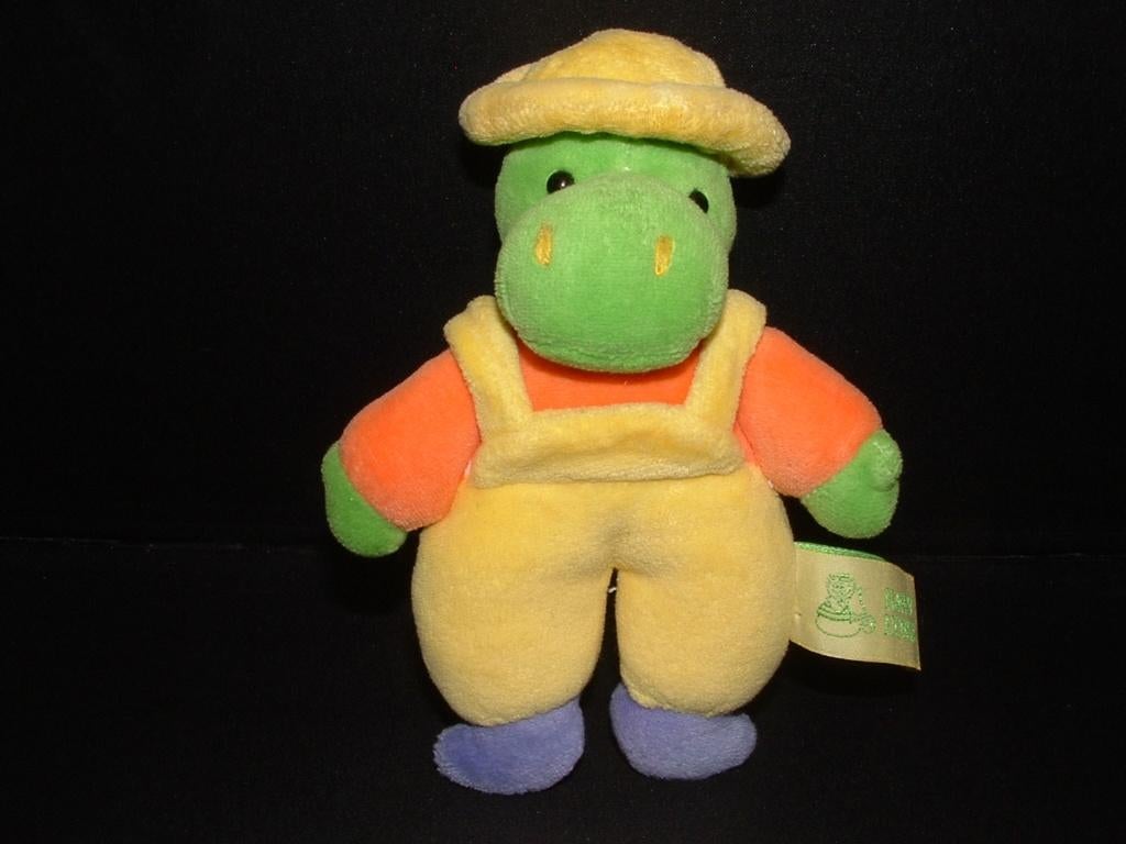 HAPPY HORSE NIJLPAARD KLEIN VELOURS ORANJE/GROEN M, Ophalen of Verzenden, Nieuw, Overige typen