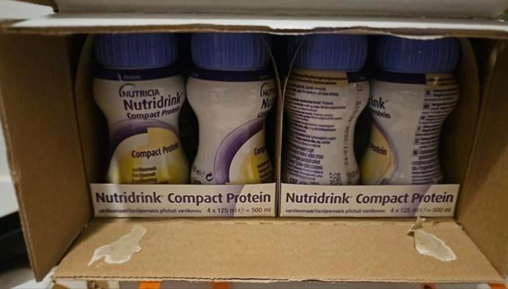 Nutricia nutridrink compact proteïne vanille, Ophalen of Verzenden