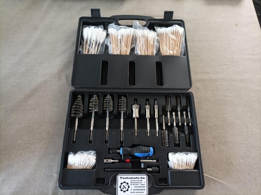 Diesel injector schacht en zitting reinigingsset met poetsst, Ophalen of Verzenden, Nieuw