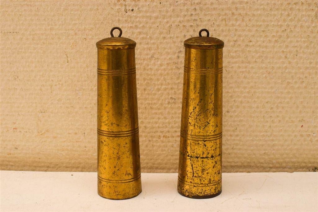 2 stuks klok gewichten 39982, Ophalen of Verzenden, Gebruikt, Wandklok