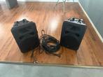 Muziek Boxen Set, Gebruikt, 60 tot 120 watt, Front, Rear of Stereo speakers, Ophalen