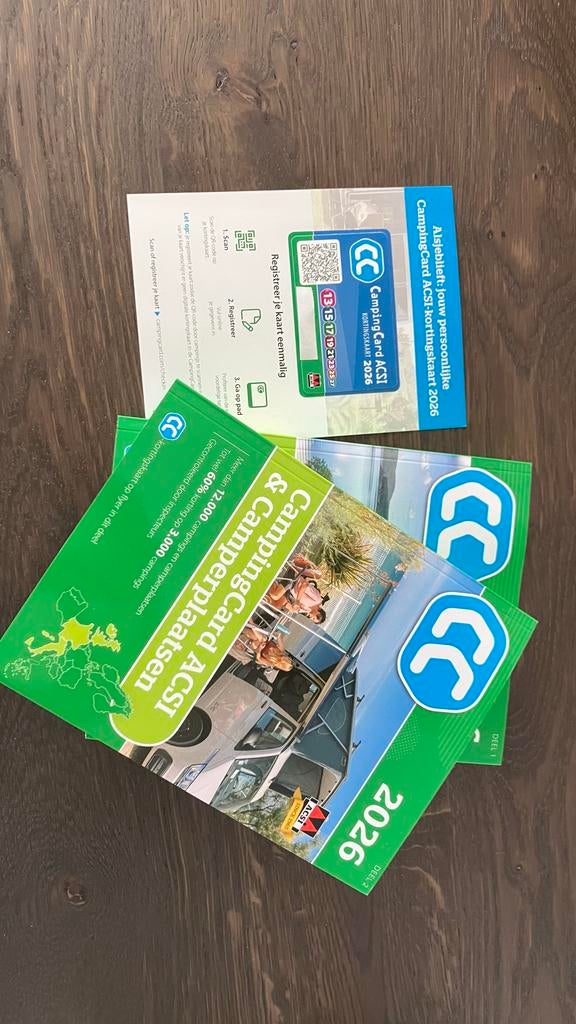 Camping Card ACSI / CCA Card 2026, Overige merken, Europa, Nieuw, Ophalen of Verzenden