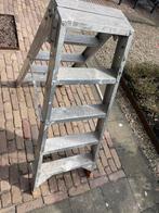Stevige aluminium trap met 5 treden, Ophalen, Gebruikt, Trap, Opvouwbaar of Inschuifbaar