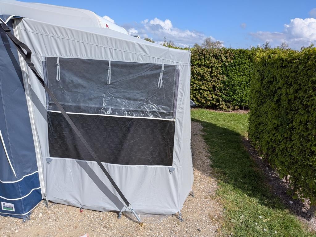 Obelink erker met binnentent. Extra erkerstang. Als nieuw!, Caravans en Kamperen, Ophalen, Zo goed als nieuw