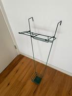 Vintage groen metalen paraplubak, Ophalen, Gebruikt, Metaal