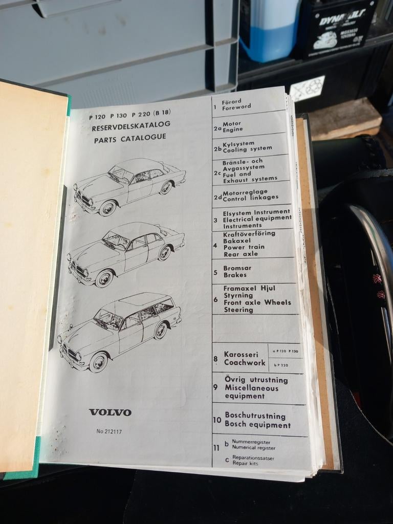 2 dikke Volvo Amazon onderdelenboeken met onderdeelnummers, Boeken, Auto's | Boeken, Ophalen of Verzenden, Gelezen, Volvo, Volvo