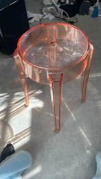 Kartell kruk Charles Ghost, 45 tot 60 cm, Gebruikt, Rond, Ophalen of Verzenden