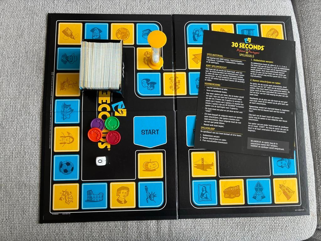 30 Seconds Pijlsnel Partyspel, Hobby en Vrije tijd, Gezelschapsspellen | Bordspellen, Drie of vier spelers, Ophalen of Verzenden