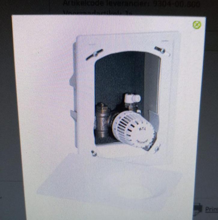 Heimeier RTL ventiel voor vloerverw badkamer., Doe-het-zelf en Verbouw, Verwarming en Radiatoren, Nieuw, Overige typen, Minder dan 30 cm