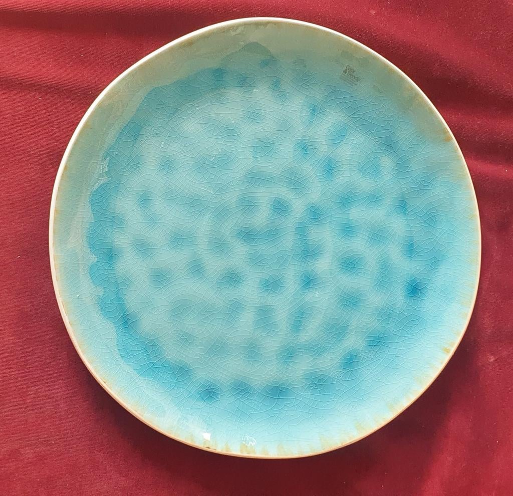 Cosy & Trendy handgemaakte aardewerken borden blauw, Huis en Inrichting, Nieuw, Ophalen of Verzenden, Bord(en), Overige stijlen