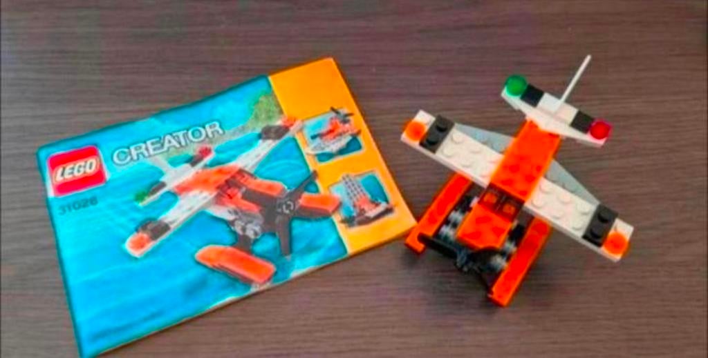 Lego 31028 watervliegtuig, Ophalen of Verzenden, Zo goed als nieuw, Complete set, Lego