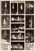Amsterdam - Edison Lichtweek 1929, Verzamelen, Verzenden, 1920 tot 1940, Ongelopen, Noord-Holland