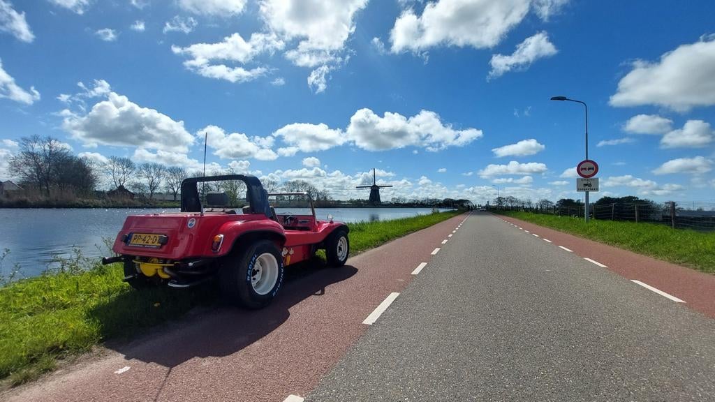 Volkswagen Ruska super Buggy 1972 Rood, Stof, 4 cilinders, Cabriolet, Handgeschakeld