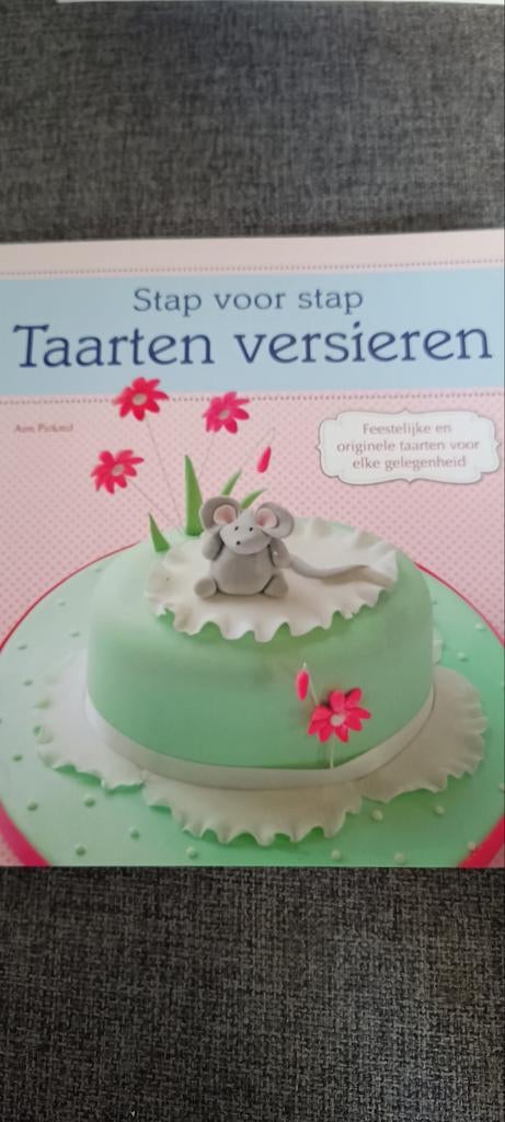 Ann pickard stap voor stap taarten versieren, Ophalen of Verzenden, Zo goed als nieuw, Taarten, Boek of Tijdschrift