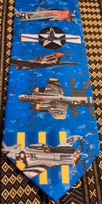 Warbirds Series I stropdas diverse vliegtuigen, Ophalen of Verzenden, Nieuw, Overige typen