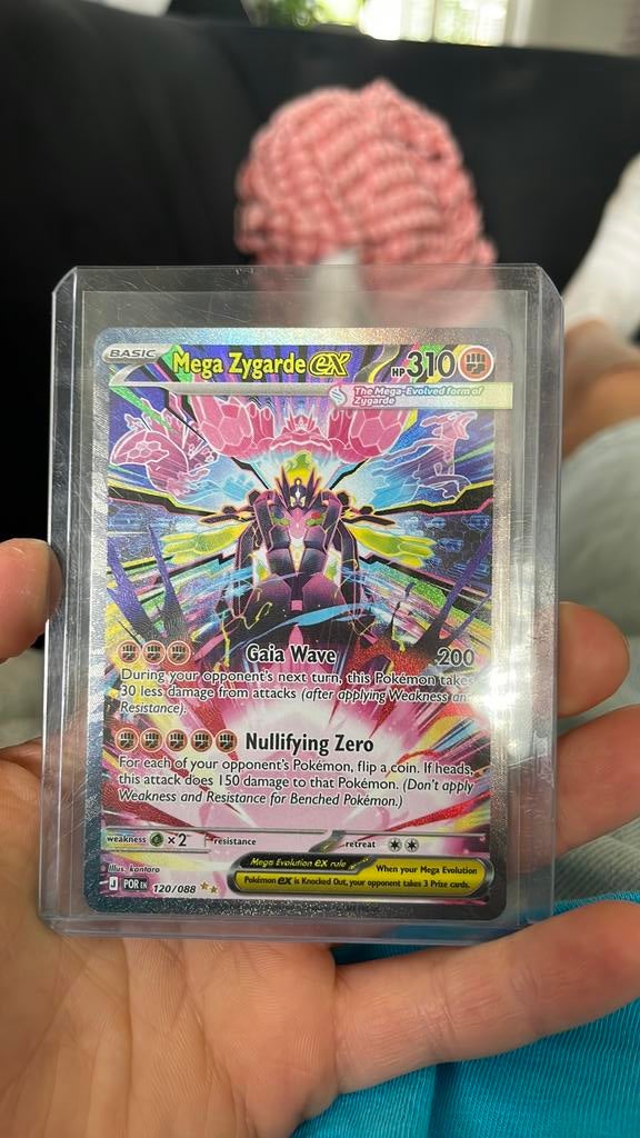 Mega zygarde ex pokemon kaart, Verzenden, Zo goed als nieuw