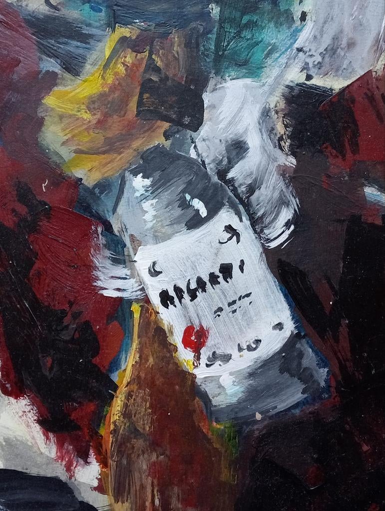 Pop Art Bacardi schilderij., Ophalen of Verzenden