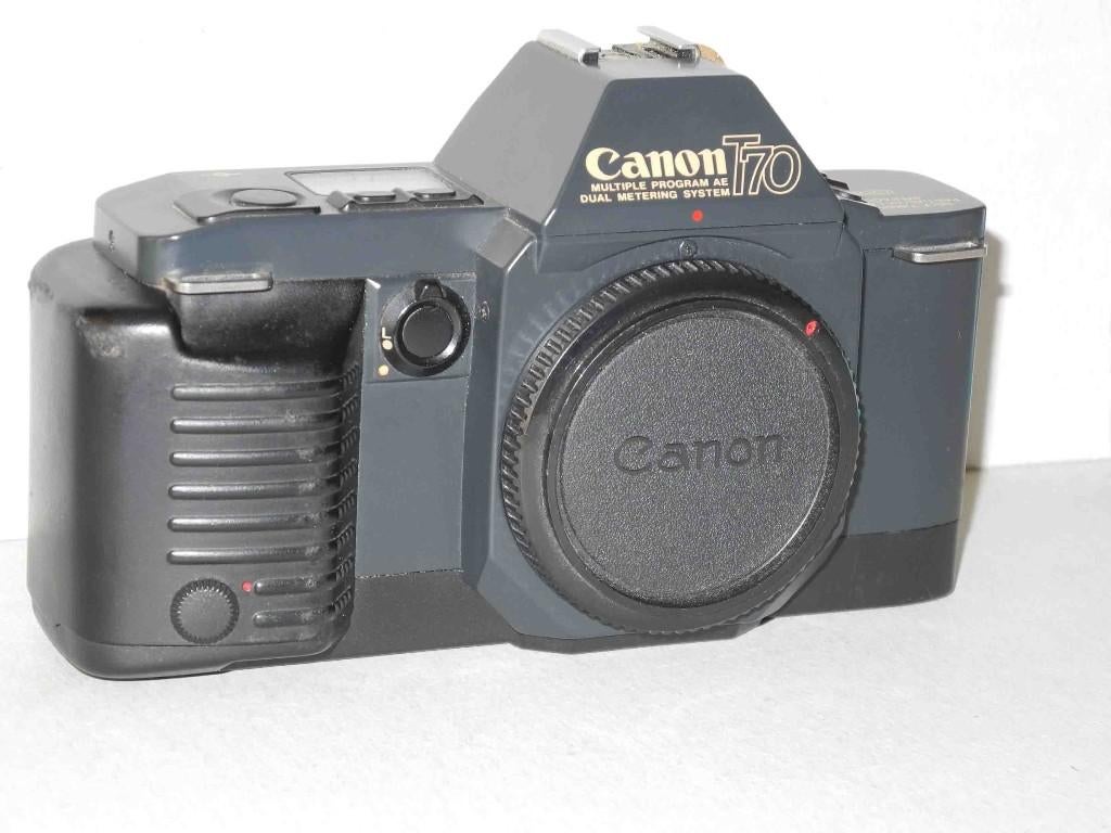 Canon T70 body analoge camera, Ophalen of Verzenden, Gebruikt, Spiegelreflex, Canon