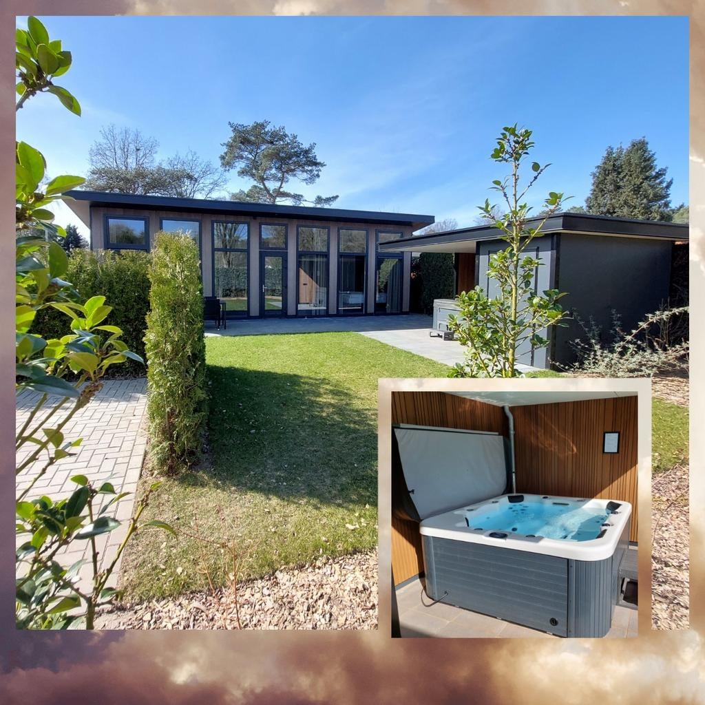 Te huur vakantie accommodaties op de Veluwe met jacuzzi., In bos, Recreatiepark, Gelderland en Veluwe, Chalet, Bungalow of Caravan
