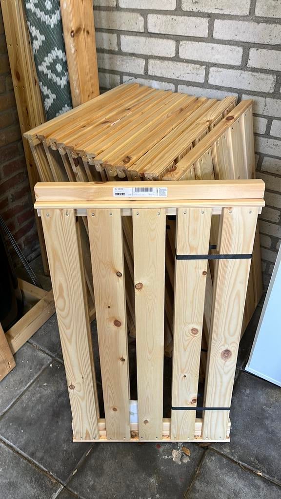 Stelling kasten hout, Huis en Inrichting, Kasten | Stellingkasten, Ophalen, Zo goed als nieuw