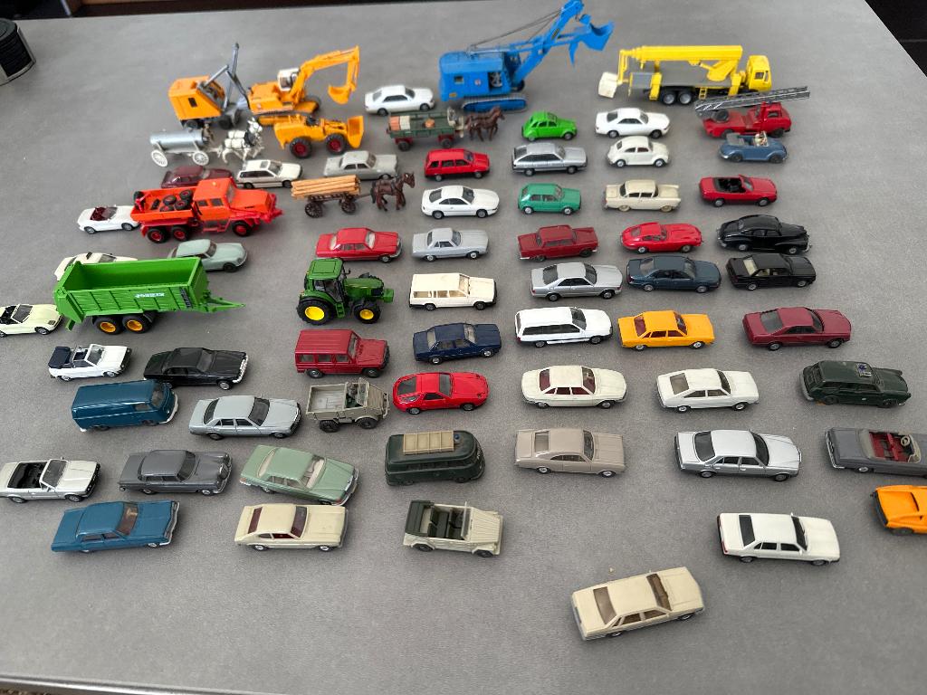 HO Wiking modelauto’s / voertuigen 65 stuks, Hobby en Vrije tijd, Modelauto's | 1:87, Ophalen, Zo goed als nieuw, Auto, Wiking
