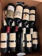 Diverse collectie vintage rode wijnen rond de 65 stuks, Gebruikt, Frankrijk, Ophalen of Verzenden, Rode wijn