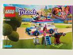 Lego Friends 41333 Olivia's Missievoertuig, Ophalen of Verzenden, Zo goed als nieuw, Complete set, Lego