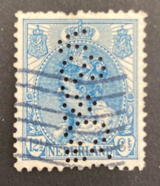 Perfin vS&Co in nvph 63, Verzenden, Gestempeld