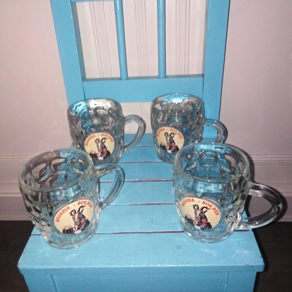Bavaria Bokbier pullen 5 stuks, Verzamelen, Biermerken, Ophalen, Gebruikt, Pul(len), Bavaria