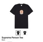 Supreme Person Tee Zwart Maat M, Ophalen of Verzenden, Nieuw, Maat 48/50 (M), Zwart