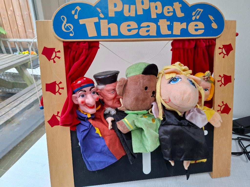 Poppenkast met poppen, Ophalen, Gebruikt, Overige typen