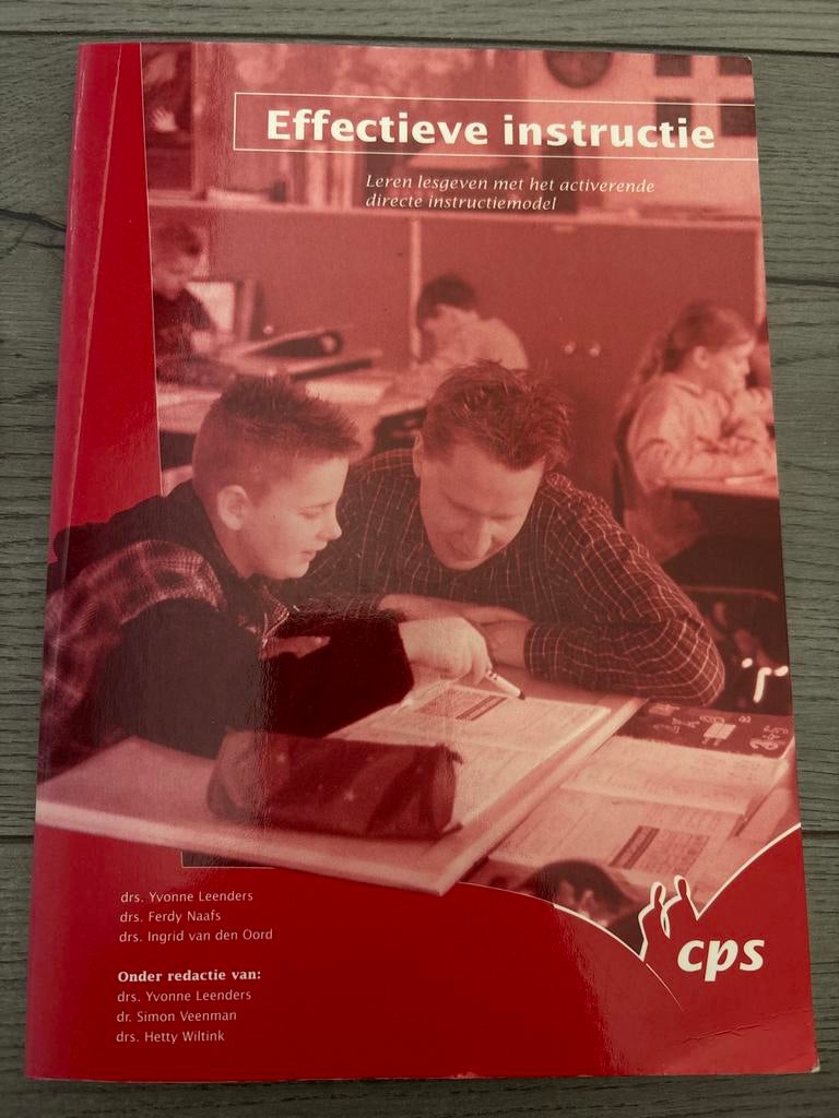 Effectieve instructie: Leren lesgeven, Boeken, Ophalen of Verzenden, Gamma, Gelezen, HBO
