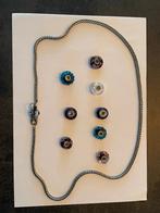 trollbeads glaskralen en ketting met sluiting, Ophalen of Verzenden, Zo goed als nieuw, Glas of Kristal, Trollbeads