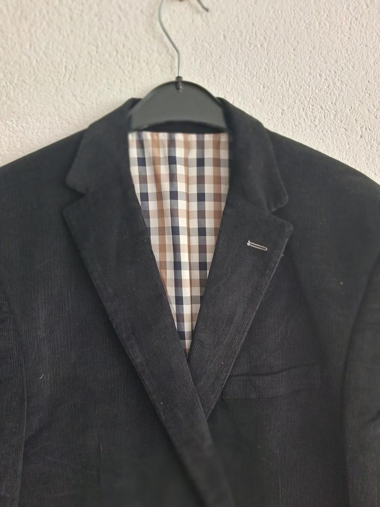 Stijlvol Stones  ribfluwelen colbert - Zwart, maat L, Maat 52/54 (L), Zwart, STNS, Ophalen of Verzenden