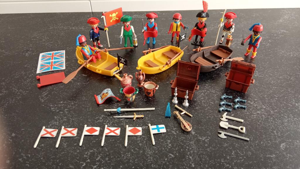 Playmobil Piratenset met vele toebehoren, Kinderen en Baby's, Speelgoed | Playmobil, Ophalen of Verzenden, Gebruikt, Complete set