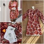 Pailletten jurk bloemen | YAS | maat XS / 34, Ophalen of Verzenden, Zo goed als nieuw, Roze, Maat 34 (XS) of kleiner