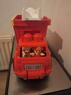 Mega Bloks Brandweerwagen met Brandweerman en Hond, Ophalen of Verzenden