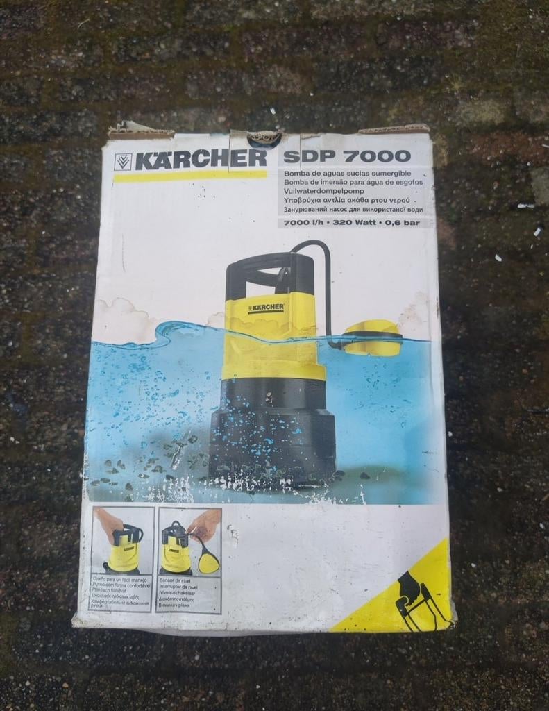 Kärcher SDP 7000 Dompelpomp - Efficiënt en Betrouwbaar, Ophalen of Verzenden