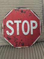 STOP verkeersbord/ tekstbord (Old Look), Huis en Inrichting, Woonaccessoires | Tekstborden en Spreuken, Www.pand50.nl, Nieuw, Ophalen of Verzenden
