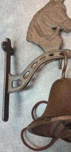 DEURBEL / PAARDENHOOFD / PAARD / GIETIJZER, Tuin en Terras, Huis en tuin decoratie Marie, Nieuw, Info@huisentuindecoratiemarie.nl