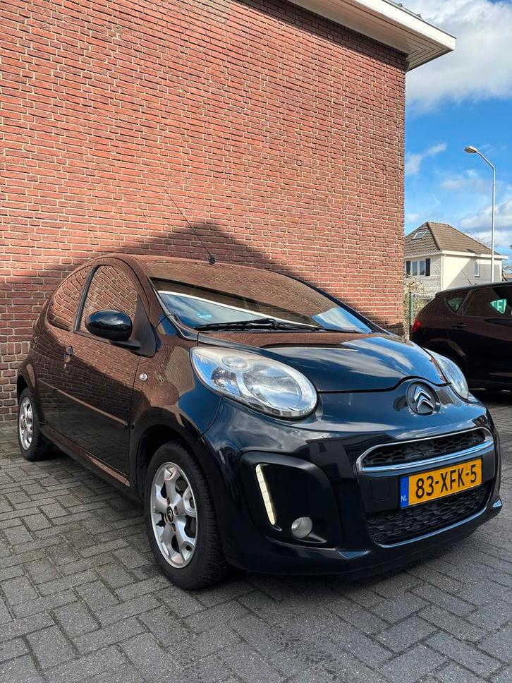 Citroën C1 1.0i 68PK 5D 2012 Zwart, Auto's, Citroën, Particulier, C1, ABS, Airbags, Airconditioning, Centrale vergrendeling, Elektrische ramen