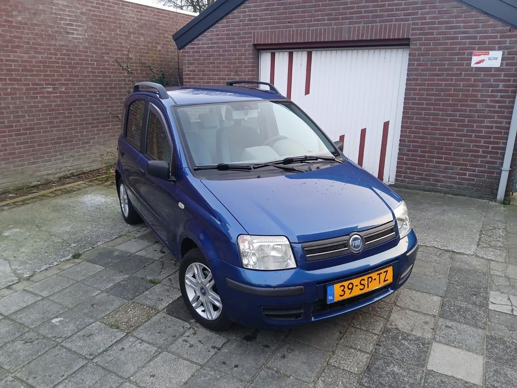 Fiat Panda 1.2 Dualogic 2006 Blauw Automaat, Euro 5, Stof, 840 kg, Origineel Nederlands