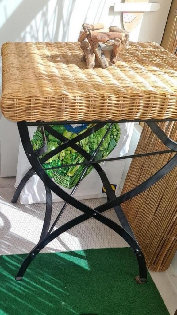 Tafeltje tuin of balkon, Huis en Inrichting, Tafels | Sidetables, Ophalen, 25 tot 50 cm, Rechthoekig, 50 tot 100 cm