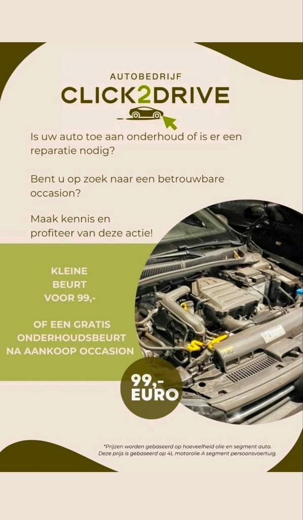 Onderhoud en reparaties Auto en Camper, KL beurt v.a 99,-!