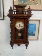 Klok leuke franse antieke biedermeier regulateur klok, Ophalen of Verzenden