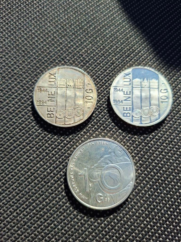 3 keer zilveren tientje beatrix, Postzegels en Munten, Munten | Nederland, Ophalen of Verzenden, Koningin Beatrix, 10 gulden