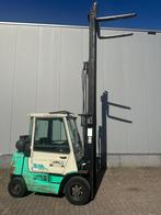 Mitsubishi FG25 Heftruck 2.5 ton LPG cabine bouwjaar 1997, Ophalen of Verzenden, LPG, Heftruck